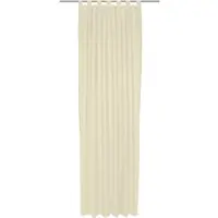 Wirth Vorhang "Umea" Gr. 3, beige (hellbeige), B:132cm H:225cm, Jacquard, Polyester, Gardinen, Vorhang