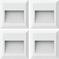 V-TAC LED Wandleuchte VT-1152, Weiß, B 12,4 cm, IP65