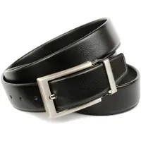 Anthoni Crown Ledergürtel , Herren, Gr. 90, schwarz, Leder, unifarben, Gürtel Ledergürtel, für den klassischen Business Look