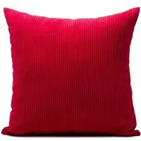 Gozze Dekokissen GÖZZE "Capri Cord", rot, unifarben, B:60cm H:10cm L:60cm, Polyester, Dekokissen_Sitzkissen_Kissenhüllen, Dekokissen