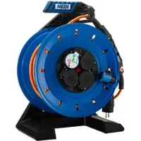 Hedi Vollkunststoff-Kabeltrommel Generation 7 Champion Ø 290 mm mit PRCD-S, 40m - K740Q2TFP