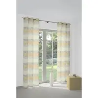 Wirth Vorhang "Kairo" Gr. 2, gelb, B:132cm H:175cm, Jacquard, Baumwolle, Polyester, Gardinen, Vorhang