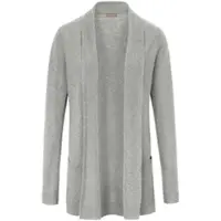 Peter Hahn Strickjacke aus 100% Premium-Kaschmir grau