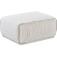 Home affaire Polsterhocker "Noord 92/66 cm", beige (cream), B:92cm H:44cm T:66cm, 92% PES; 8% Nylon, Hocker, Polsterhocker, mit Kedernaht, schöne Serienergänzung