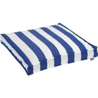 Hock Sitzkissen H.O.C.K. "Classic Streifen", blau (royalblau, gestreift), B:50cm H:5cm L:50cm, Polyacryl (dralon), Dekokissen_Sitzkissen_Kissenhüllen, Sitzkissen, mit Streifen