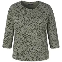 Emilia Lay Sweatshirt 3/4-Arm grün, 54