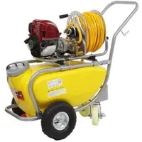 Geotech Benzin Membranpumpe SP 550 4S aus Aluminium mit Wagen - Viertaktmotor
