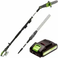 Verdemax Akku-Teleskop-Hochentaster PT20 - Akku von 20V - 2AH