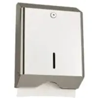 Jofel INOX Z600 Falthandtuchspender, Abschließbar, Maße: 25 x 33 x 12,5 cm, Edelstahl gebürstet