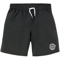 s.Oliver Badeshorts , Kinder, Gr. 134/140, N-Gr, schwarz, Polyester, Badehosen Badeshorts, mit seitlichem Logodruck