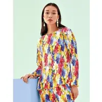 Uta Raasch Shirt U-Boot-Ausschnitt multicolor