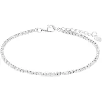 Amor Tennisarmband "Classiv Silver", silber (silberfarben, kristallweiß, kristallweiß), Armbänder, Damen, Silber 925 (Sterlingsilber), Tennisarmband, mit Zirkonia (synth.)
