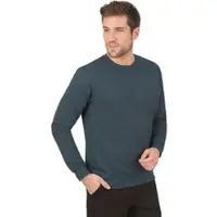 Trigema Sweatshirt "Sweatshirt", Herren, Gr. 3XL, grau (anthrazit), Sweatware, 70% Baumwolle, 30% Polyester, Basic, lang, Rundhals, Sweatshirts Sweatshirt