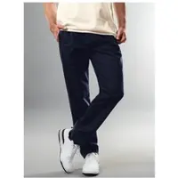 Trigema Jerseyhose "Freizeithose aus 100% Baumwolle", Herren, Gr. XXL, US-Größen, blau (navy), Web, 100% Baumwolle, Hosen Jerseyhose