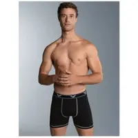 Trigema Boxer "Bequeme Pants mit Webgummibund", Herren, Gr. M, 1 Stk., schwarz, 95% Baumwolle, 5% Elasthan, Unterhosen Boxer