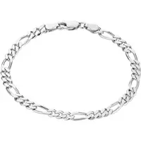Amor Silberarmband "2017878", silber (silberfarben), Armbänder, Herren, 19cm, Silber 925 (Sterlingsilber), Silberarmband