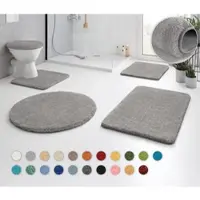 Kleine wolke Badematte "RELAX, Badvorleger, Badezimmer Teppich", grau, H:30mm, Polyacryl, Badematten, Badematte, Badteppich, meliert, rechteckig, rund & als Set erhältlich