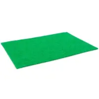 Primaflor Nadelvliesteppich "MALTA", grün, B:200cm H:2,5mm L:1.700cm, Polypropylen, -IDEEN IN TEXTIL, Teppiche, Nadelvliesteppich, Uni-Farben, strapazierfähig & pflegeleicht, Kurzflor, Nadelvlies