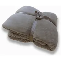 Wirth Wohndecke "TIKA", beige (stein, creme), B:150cm L:220cm, Polyester, Wohndecken, Wohndecke, Sherpa-Decke