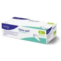 Hartmann Peha-soft Latex protect Untersuchungshandschuh, puderfrei, Unsteriler Einmalhandschuh aus weichem Naturkautschuklatex, 1 Karton = 10 Packungen à 100 Stück, Größe M