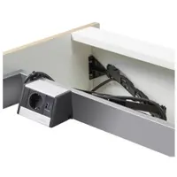 Schulte elektrotechnik Einbausteckdose R-Dock mit Kabelführung Wing USB A/C Schublade Küche