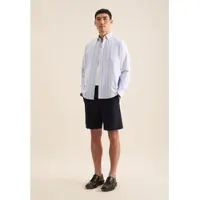 Seidensticker Shorts "Schwarze Rose", Herren, Gr. 48, Normalgrößen, blau (navy), 97% Baumwolle, 3% Elasthan, unifarben, Hosen Shorts
