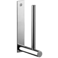 CONTI Sanitärarmaturen GmbH Conti plus WC Ersatzpapierrollenhalter, Edelstahl matt, Ersatz-Toilettenrollenpapierhalter für handelsübliche WC-Rollen, 1 Stück