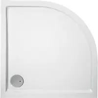 Evenes Duschwanne EVREN Viertelkreis 800 x 55 x 800 mm, Radius 55 mm, Acryl, weiß - 93 968 24