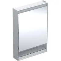 Geberit Spiegelschrank One 60x90x15cm, m N, 1 T, An li, Alu elox.