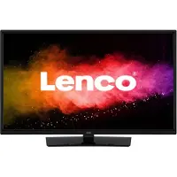 Lenco LED-3263BK (V2) - 32-Zoll Android-Smart-TV mit 12-V-Kfz-Adapter, schwarz