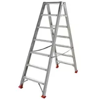AgriEuro Premium Aluminium-Doppelleiter 1031, 2×7 Stufen, 1,70 m