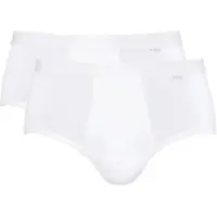 Mey Slip "Noblesse", Herren, Gr. 9/XXXL, weiß, Obermaterial: 100% Baumwolle, körpernah, Unterhosen Slip, Mit Eingriff