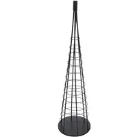 Mendler Deko-Baum HWC-O91, Weihnachtsbaum Schmuckbaum Weihnachtsdeko Christbaum zum Beschmücken, Metall 115cm schwarz
