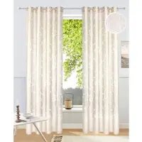 Otto Home Gardine "Anna" Gr. 2, beige (sand), B:140cm H:175cm, Ausbrenner, Polyester, Viskose, Gardinen, Gardine, Bestseller, Äste-Motiv, Viskose, Polyester, Topseller