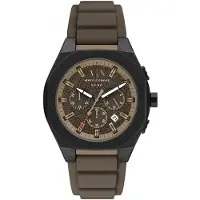 Giorgio Armani Exchange Herren 44MM Schwarzer Edelstahl Uhr, AX4293