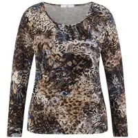 Emilia Lay Rundhals-Shirt beige, 42