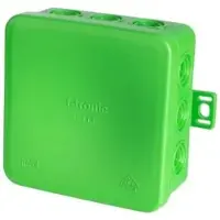 F-tronic 7340110 FR Abzweigkasten E113gn, 85x85x40mm, IP54, gn - 10 Stück