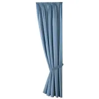Weckbrodt Vorhang "Matteo" Gr. 2, blau, B:140cm H:175cm, Polyester, Gardinen, Vorhang, Satin, bedruckt, leichte Qualität, mit Raffhalter, Gardine, Store
