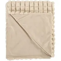 Kayoom Tagesdecke "Decke Spa Essence 125", beige, B:150cm L:200cm, Polyester, Tagesdecken, Tagesdecke