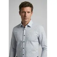 Olymp Langarmhemd "Luxor" graphisches Muster, modern fit, Businesshemd, New-Kentkragen