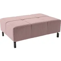 Home affaire Hockerbank "Ancona New", rosa (rosé), B:107cm H:43cm T:71cm, : 88% Polyester, 12% Polyacryl, Hocker, Hockerbank, passend zum Ecksofa, auch in Easy care-Bezug + Cord