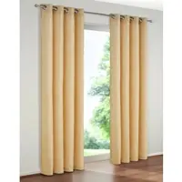 Wirth 1100000002199 "Holmsund 288g/qm" Gr. 4, beige, B:132cm H:200cm, Chenille, Polyacryl, Gardinen, 1100000002199