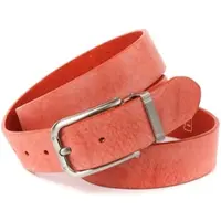 Anthoni Crown Ledergürtel , Herren, Gr. 110, pink, Leder, unifarben, Gürtel Ledergürtel, Pflanzlich gegerbter Vollrindledergürtel