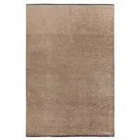 Obsession Teppich "En Vogue 400", grau (taupe), B:240cm H:8mm L:340cm, Polyester, Teppiche, Teppich, Uni Farben, leichte Struktur, In- und Outdoor geeignet, waschbar