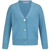 Peter Hahn Cardigan aus 100% SUPIMA-Baumwolle blau, 50