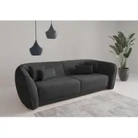 Sit&More Big-Sofa SIT & MORE "Neapel", grau (anthrazit), B:290cm H:86cm T:121cm, 100% Polyester, Sofas, Big-Sofa