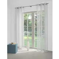 Wirth Gardine "Lizzy" Gr. 11, weiß, B:450cm H:120cm, Polyester, Gardinen, Gardine