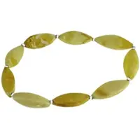 Ostsee-Schmuck Armband "- Tasja - Bernstein -" Gr. 19, gelb, Armbänder, Damen, Bernstein, Armband