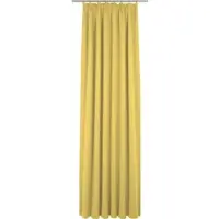Adam Audio Vorhang ADAM "Uni Collection light" Gr. 2, gelb (hellgelb), B:145cm H:175cm, Baumwolle (Bio-Baumwolle), Gardinen, Vorhang, aus 100% Bio-Baumwolle