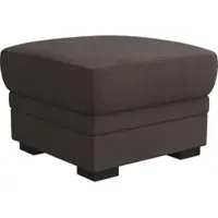 Cotta Hocker "Marcus", grau (charcoal), B:68cm H:45cm T:68cm, 100% Polyester, Hocker, Hocker, mit Stauraum
